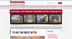 Desktop Screenshot of camaratamasonry.com